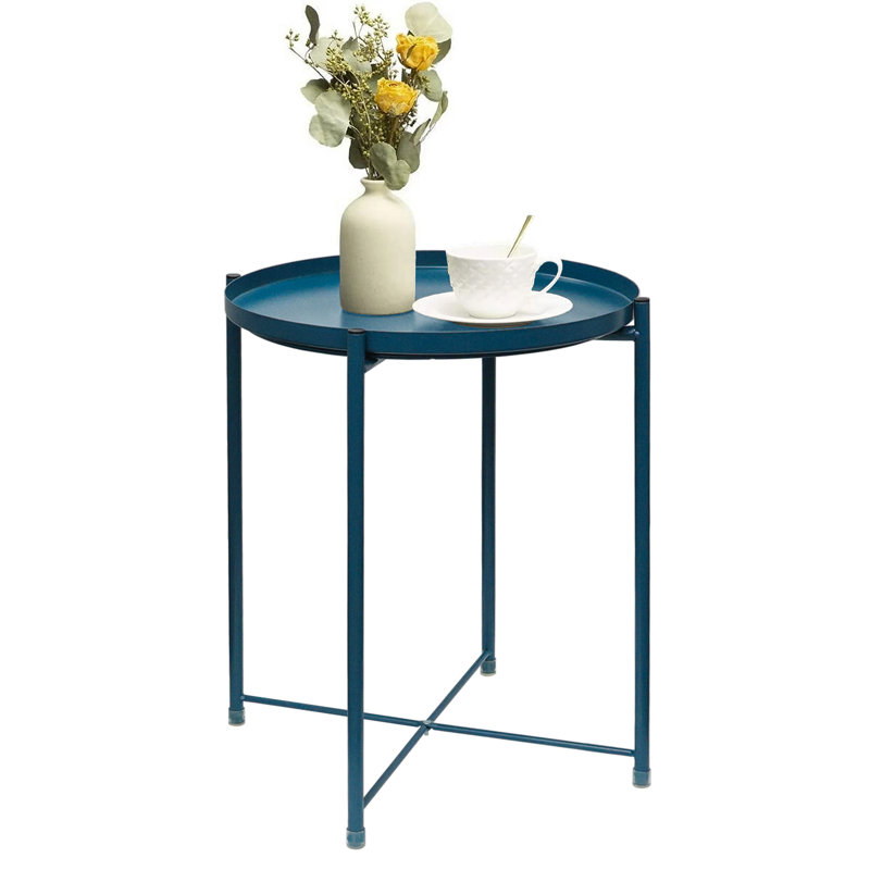 Table de bout Otwell, Bleu très foncé, Bleu très foncé