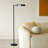 Leaf 53 in. Industrial Vintage Reading Floor Lamp with Metal Shade and 3-Way Dimming Options - Integrated LED Light-119216545