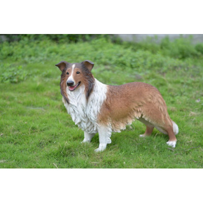 Collie Dog Statue