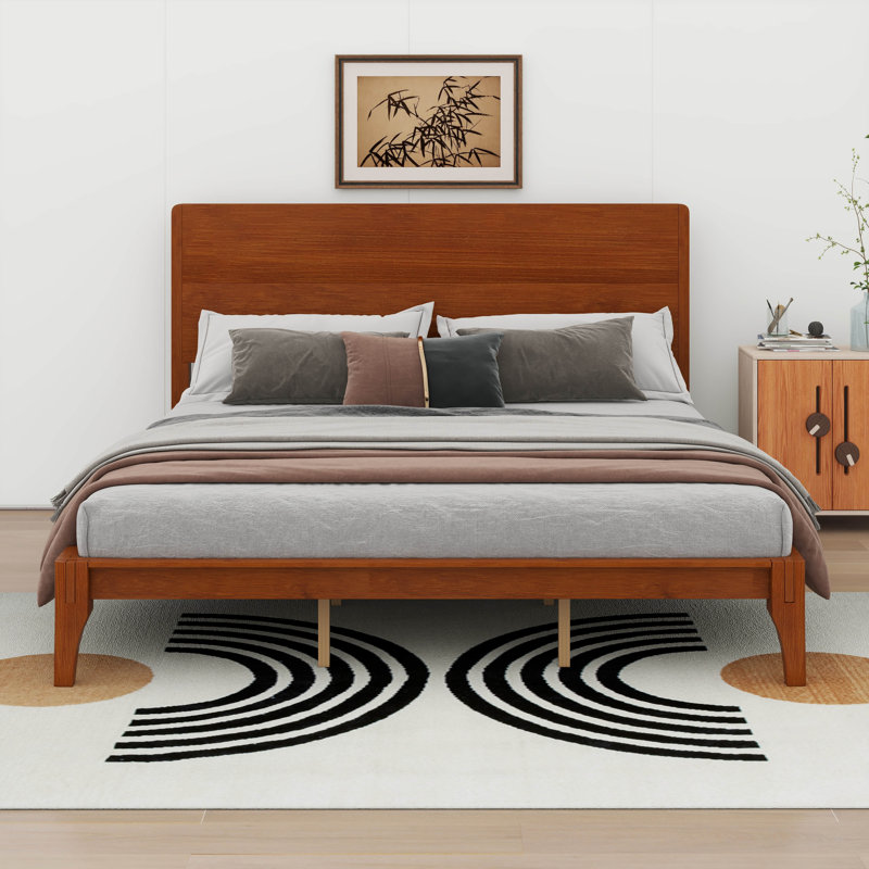 Bamboo Platform Bed, King