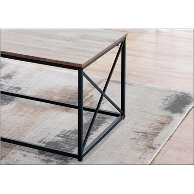 Ensemble de table avec cadre en X