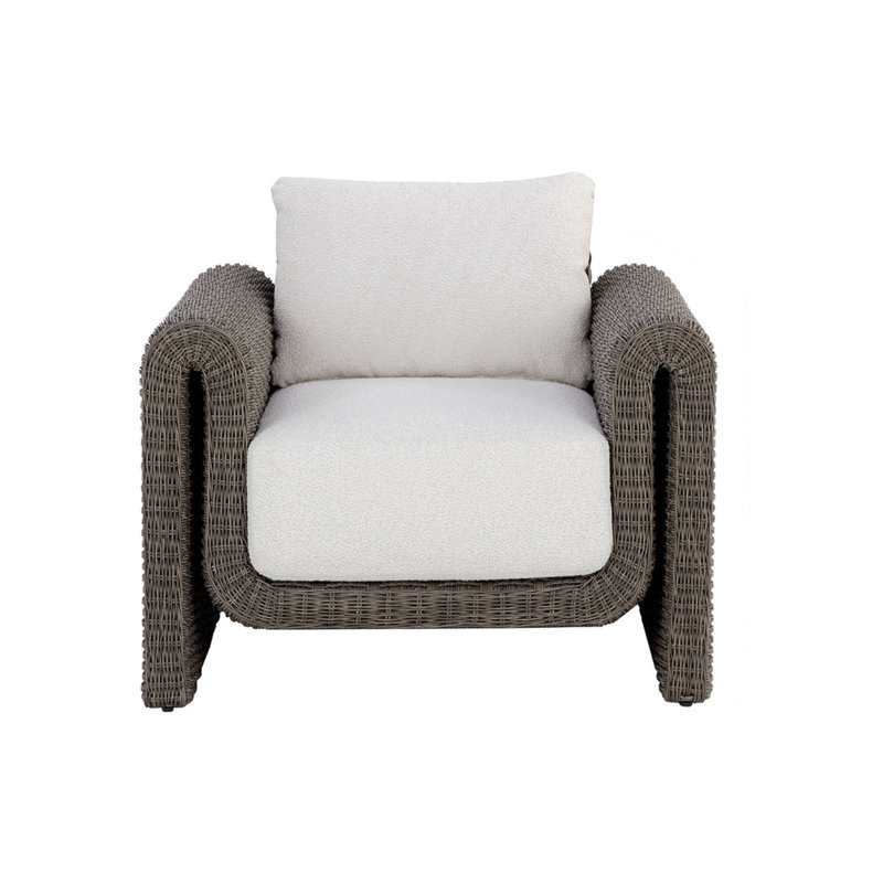 Edid Outdoor Lounge Chair, Gray