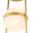 Dover 8 - Light Antique Brass Sphere Pendant