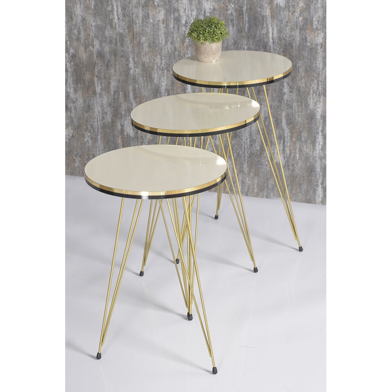 Vihaan 14cm Console Table, Cream White
