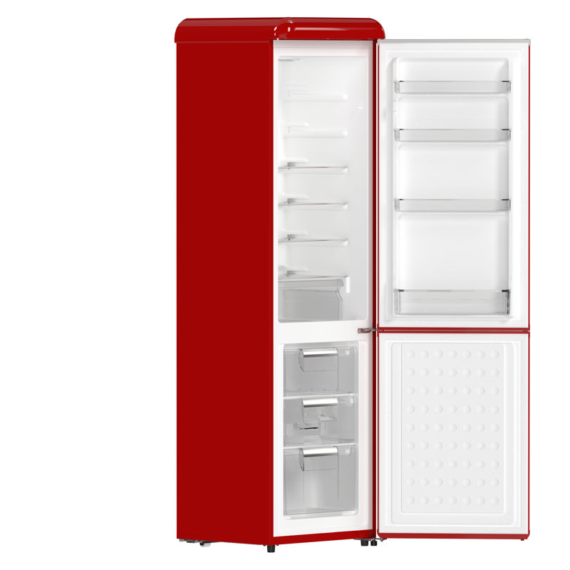 Réfrigérateur rétro 22 po Storico, Rouge
