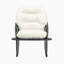 Chaise berçante beige 30,31 pouces, siège simple, siège confort décontracté pour balcon, convient aux enfants plus âgés, chaise de déjeuner pour adultes