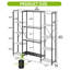 160cm W Metal Standard Bookcase-437570340