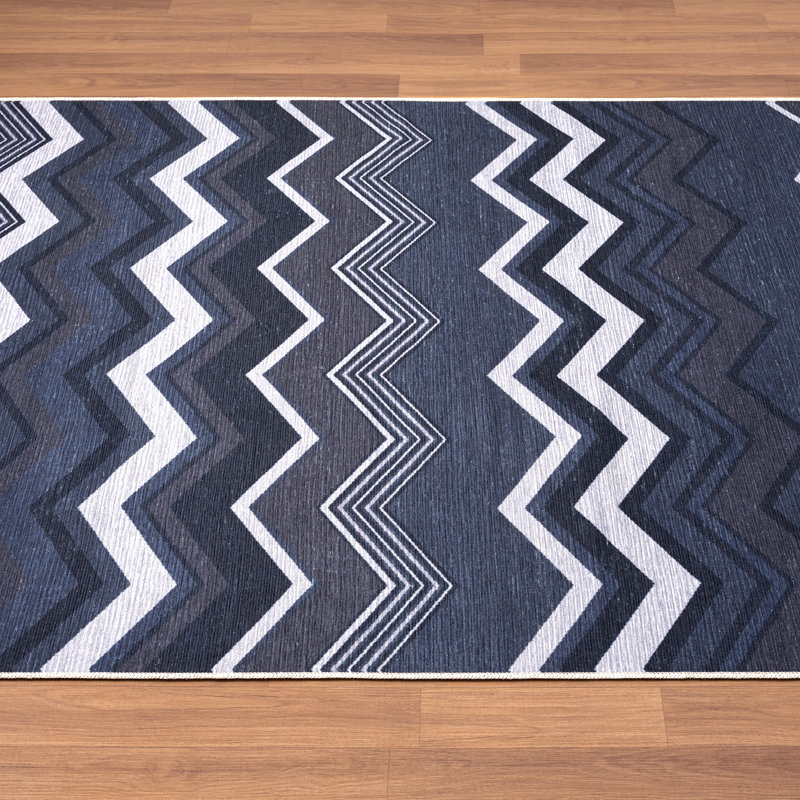 Kenit Geometric Indoor Rug, Rectangle 5'3" x 7'6"