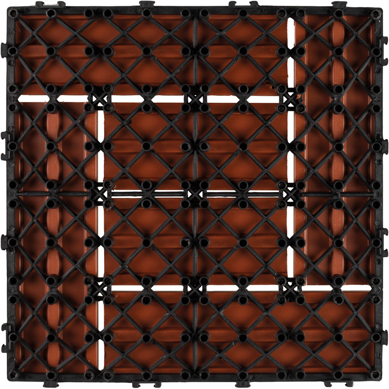 Chantasia 20cm L x 29.5cm W Plastic Interlocking Deck Tile