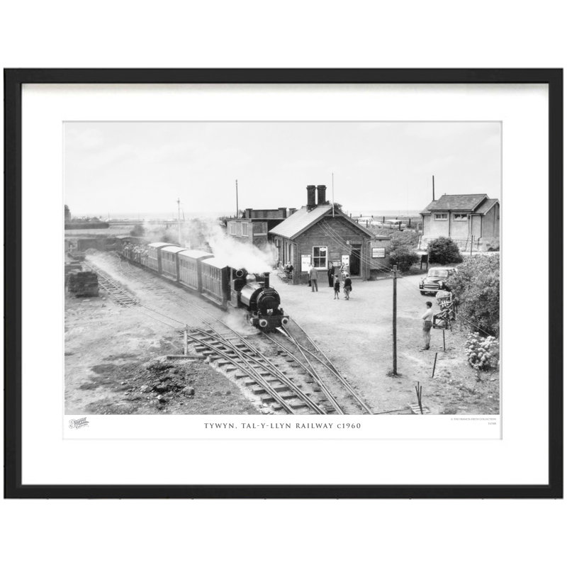 Tywyn, Tal-Y-Llyn Railway C1960 by Francis Frith - Single Picture Frame Print, 40cm H x 50cm W x 2.3cm D