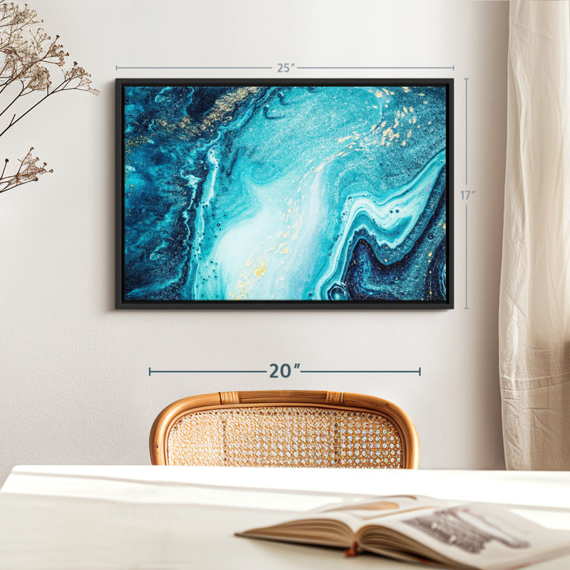 «Abstract Water», reproduction sur toile