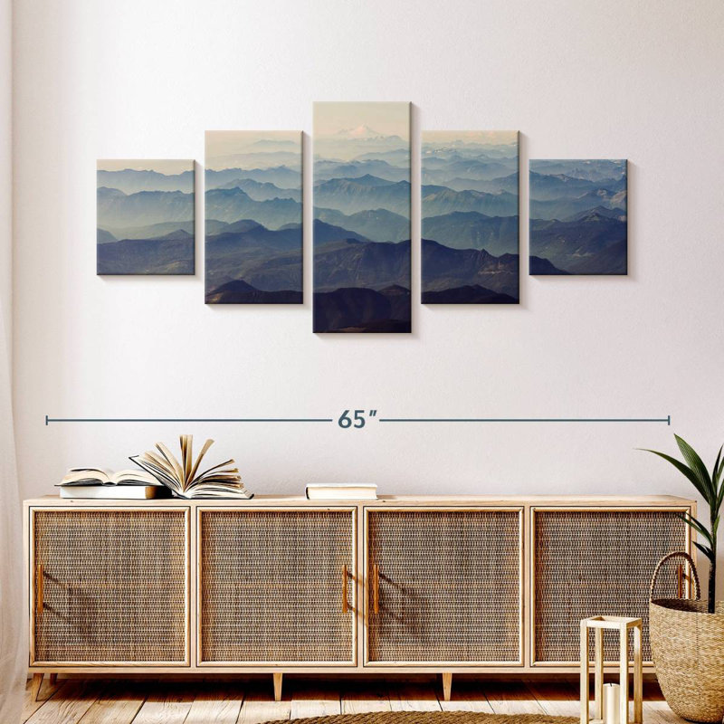 Mont Rainier Misty View, H 24 po x l 55 po