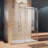 60" W X 35" D X 76" H Sliding Frameless Shower Enclosure With 3/8 Inch Tempered Glass-125928402-126249048