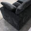Grey Chenille Modular , Left Facing Armchair With Extra Padding Sectional Armrest Chair - And Elegant