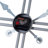 Retro Oversized 30" Wall Clock