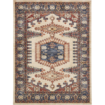 Tapis oriental ivoire Ulla