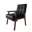 Chaise d'appoint en polyuréthane noir-293979676