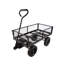 (Chariot de chariot à roues solide noir)-125514643