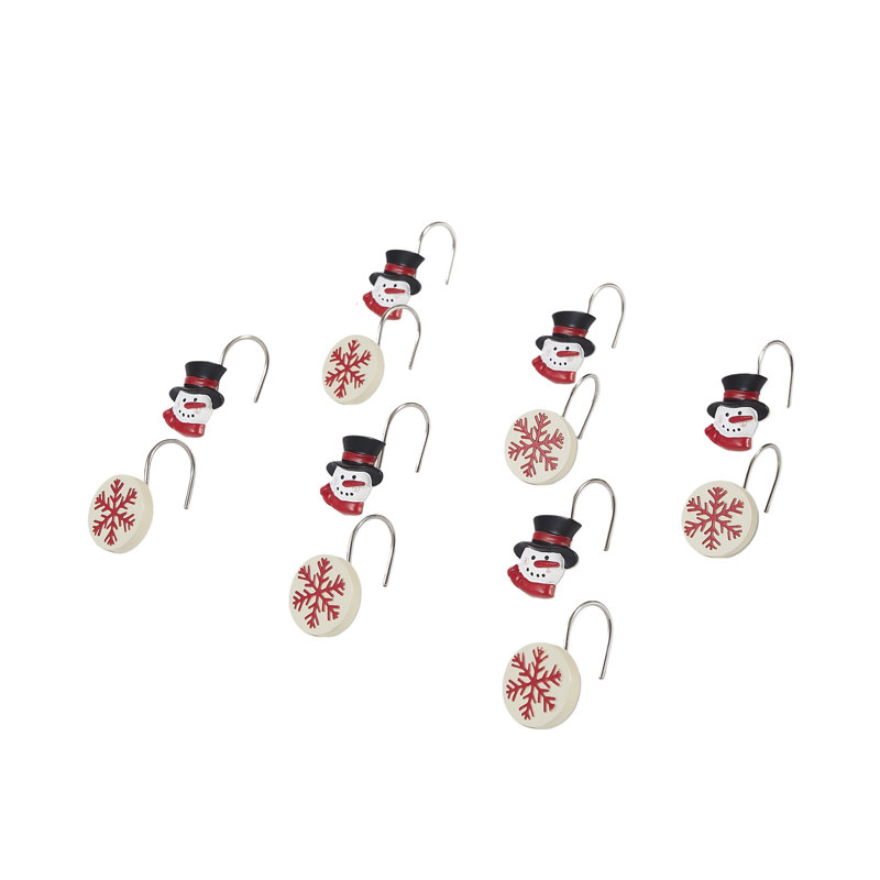 Avanti Patchwork Plaid Shower Hooks