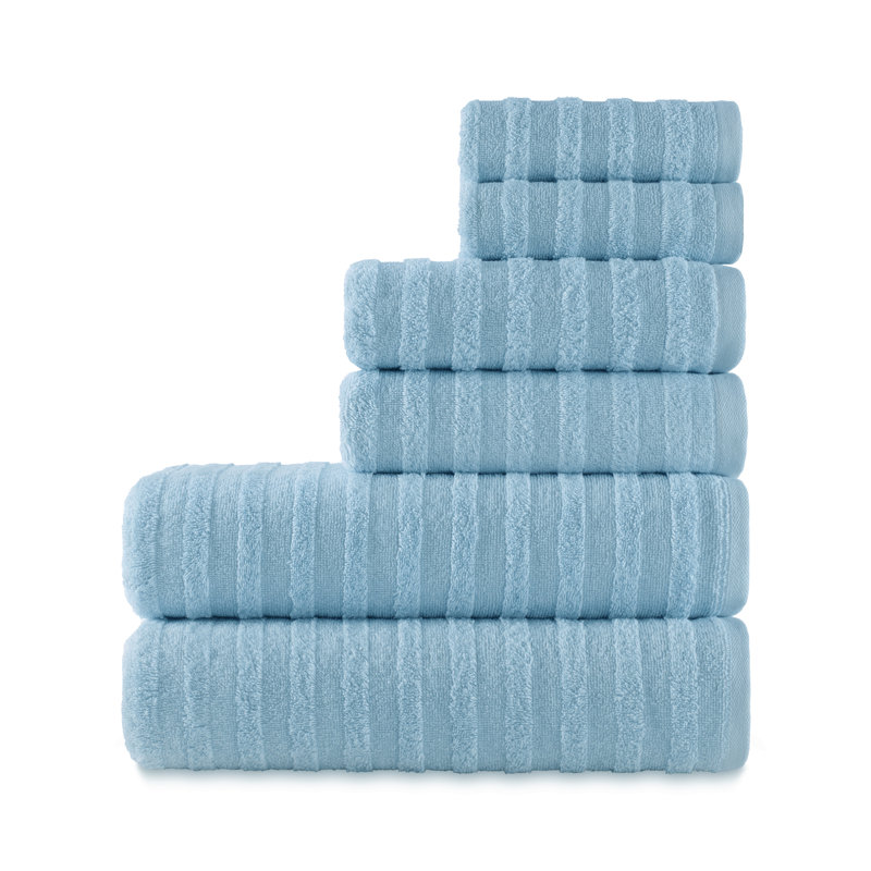 Ensemble de serviettes 6 pièces Bowyn, Turquoise