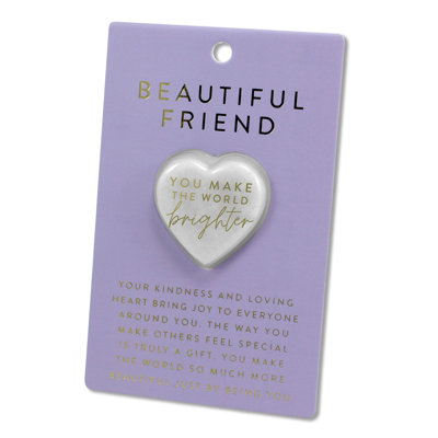 Heart Stone Card You Make The World
