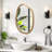 Irregular Wavy Wall Mirror Decorative Practical Easy Care