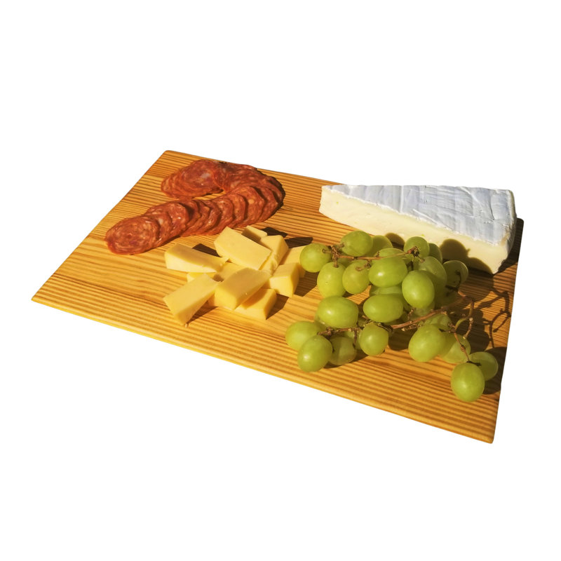 Planche à fromage et à charcuterie en bois de pin récupéré - 12 po x 8 po, L 8 po x L 12 po X H 0,5 po