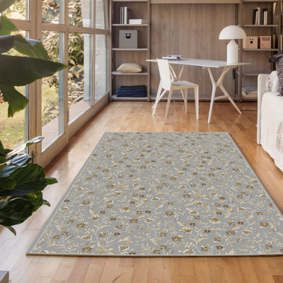 Tapis gris / ivoire Ackermanville
