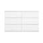 Commode 6 tiroirs Modern White
