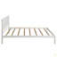 Base de lit plateforme avec tête de lit, support à lattes de bois, aucun sommier requis, simple-794456228