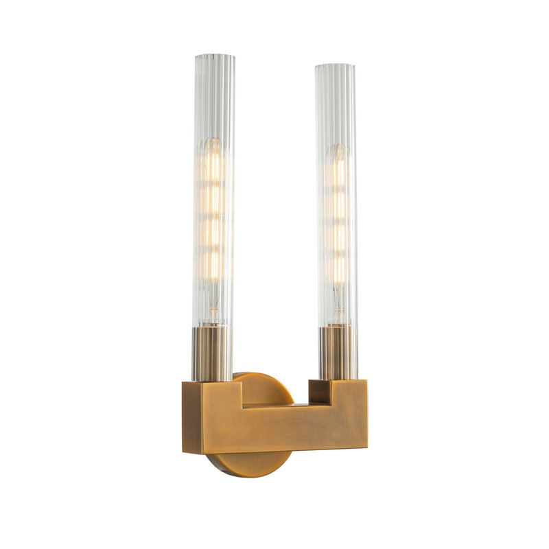 Monroe 18 Inch Double Wall Sconce, 2, 18.1" H x 8.3" W x 3.9" D