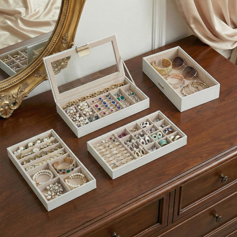 Biance Jewellery Box +, White