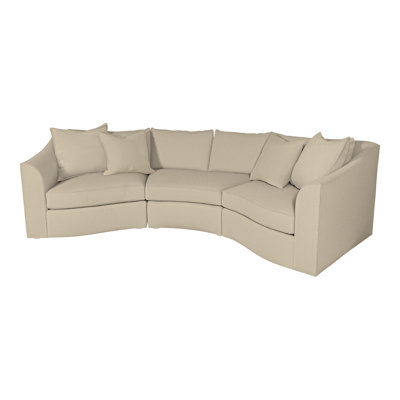 Vanguard 3-Piece Evelyn Quarter Turn Sectional