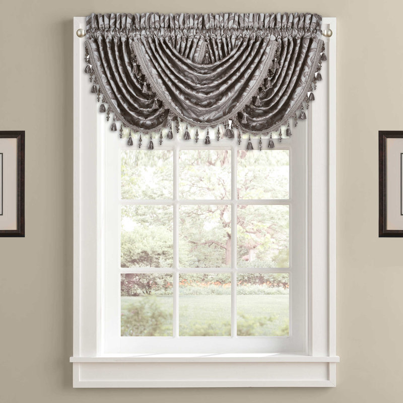 Sicily - Pearl Window Waterfall Valance