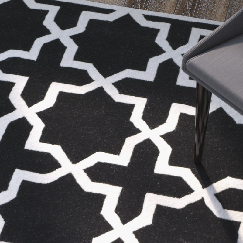 Chatham Hand Tufted Wool Geometric Rug, Runner 2'3" x 9'
