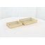 Cole And Grey Rattan Woven Tray With Mirrored Glass Interior