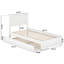 Lit plateforme Ashante en bois massif avec pied de lit à panneau et lit gigogne-1229372459-1229372436