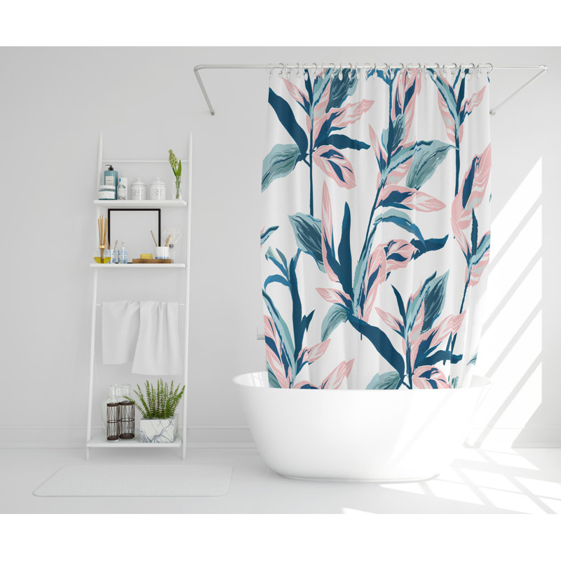 Welaka Polyester Shower Curtain, 177cm H x 168cm W