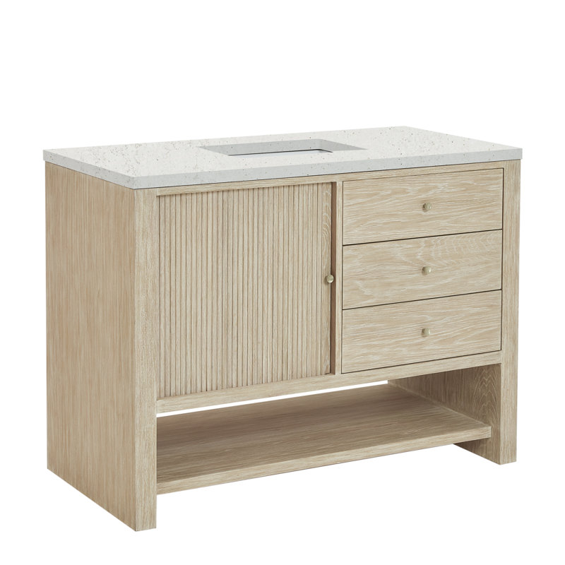 Marigot 48'' Single Bathroom Vanity with Top, Lime Delight, 8" Widespread