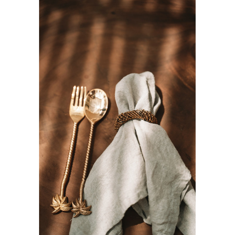 The Linen Napkin - Set of 4, Beige