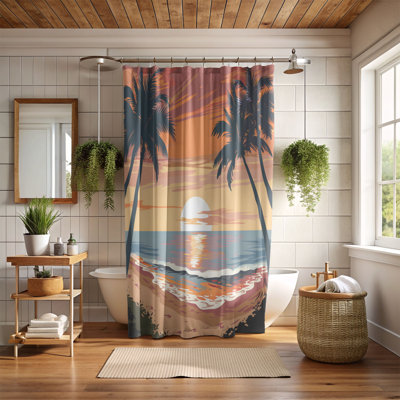 Summer Horizon - Premium Shower Curtain
