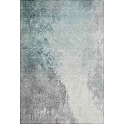Premium Machine Washable Stallings AMF1842 Abstract Rug