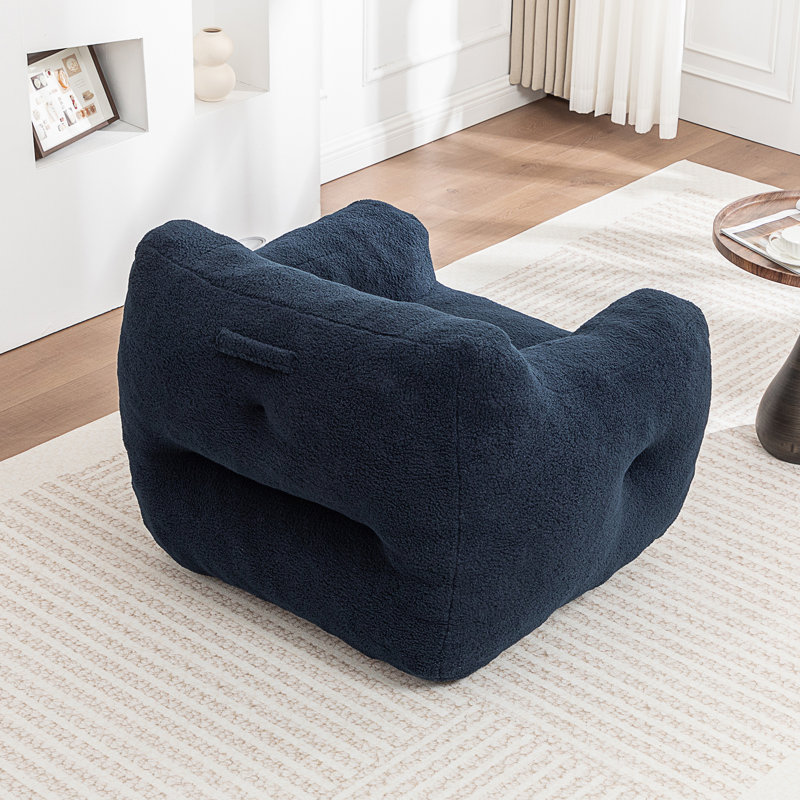 Fauteuil à billes, Ourson bleu foncé
