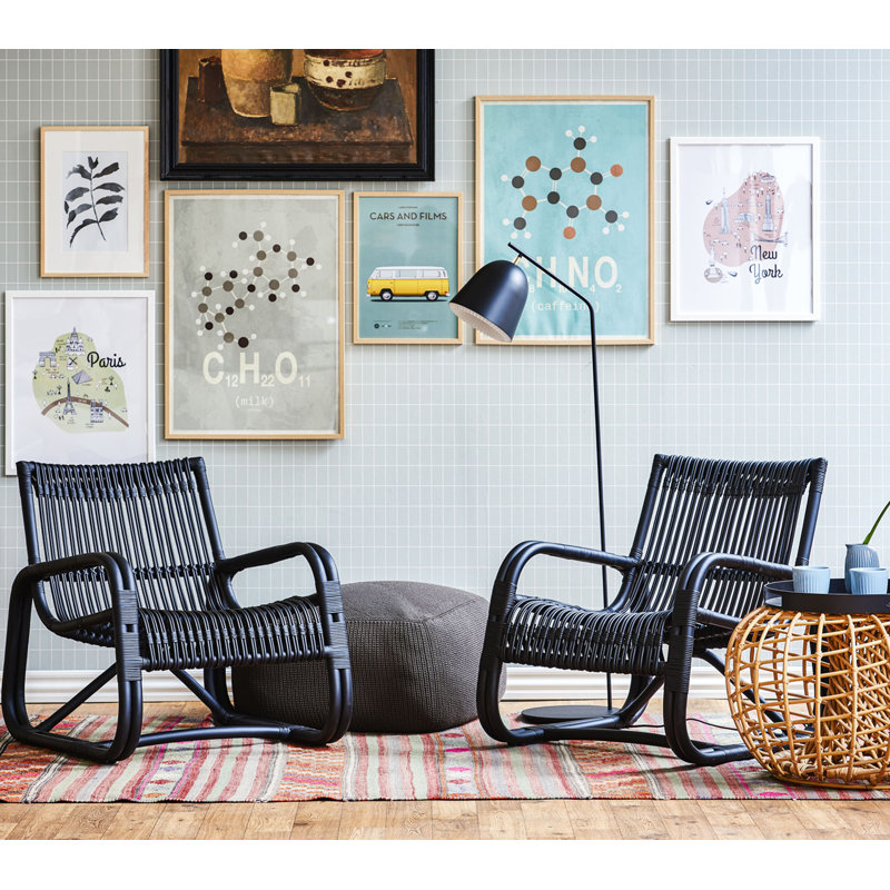 Curve Armchair, Black