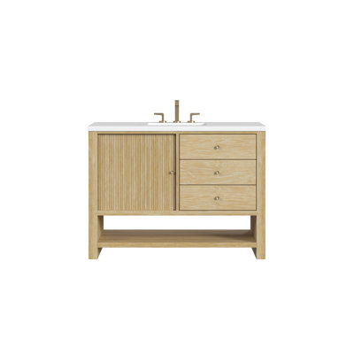 Marigot 48"" Single Bathroom Vanity Set -  James Martin Vanities, D404-V48-SWO-3WZ