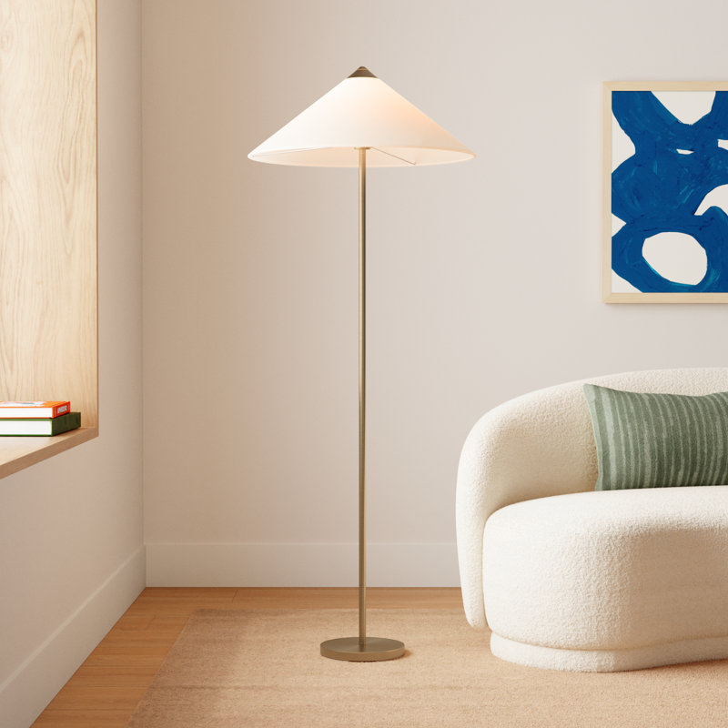 Adler 1 - Light Gold Top Floor Lamp