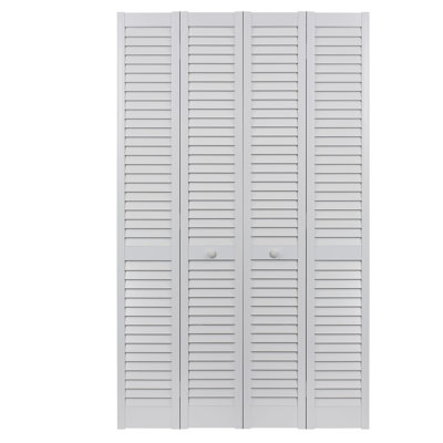 Seabrooke Louvered PVC Bi-Fold Door