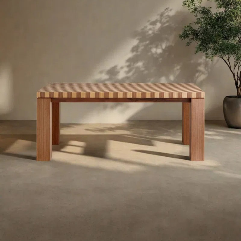 Vintage style rectangular dining table, 29.92"H x 70.87"L x 31.5"W