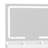  39.7" Vanity Desk With Large Lighted Mirror, 2 Drawers & Shelves & Charging Station-197250347