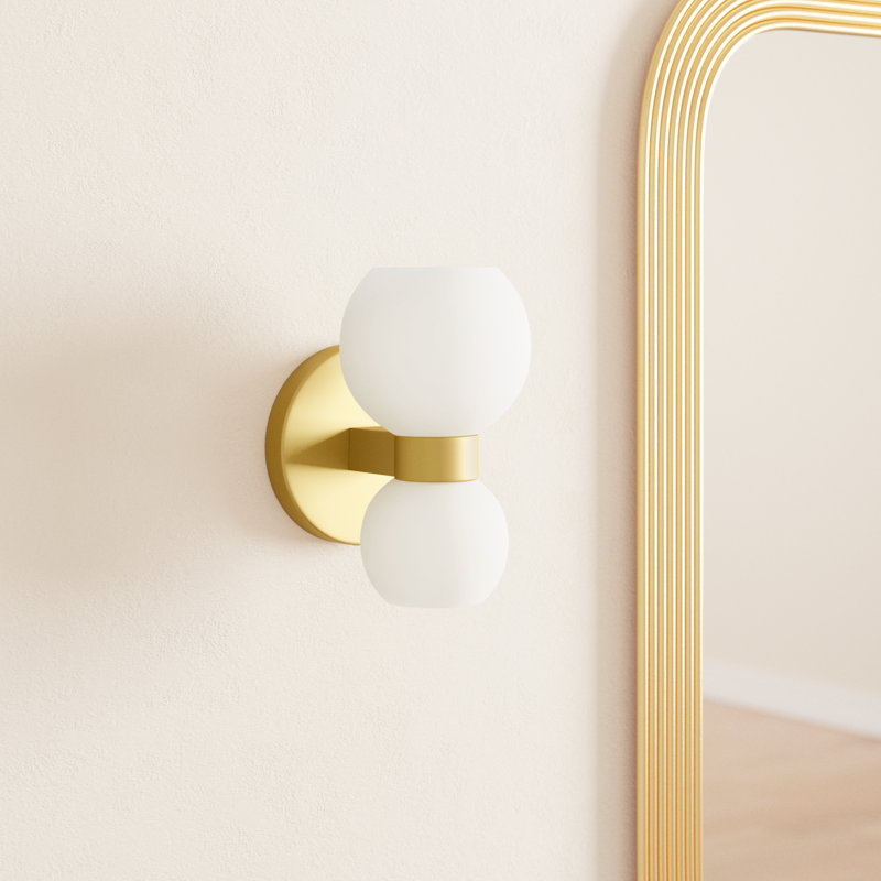 Londyn Armed Sconce, Burnished Brass
